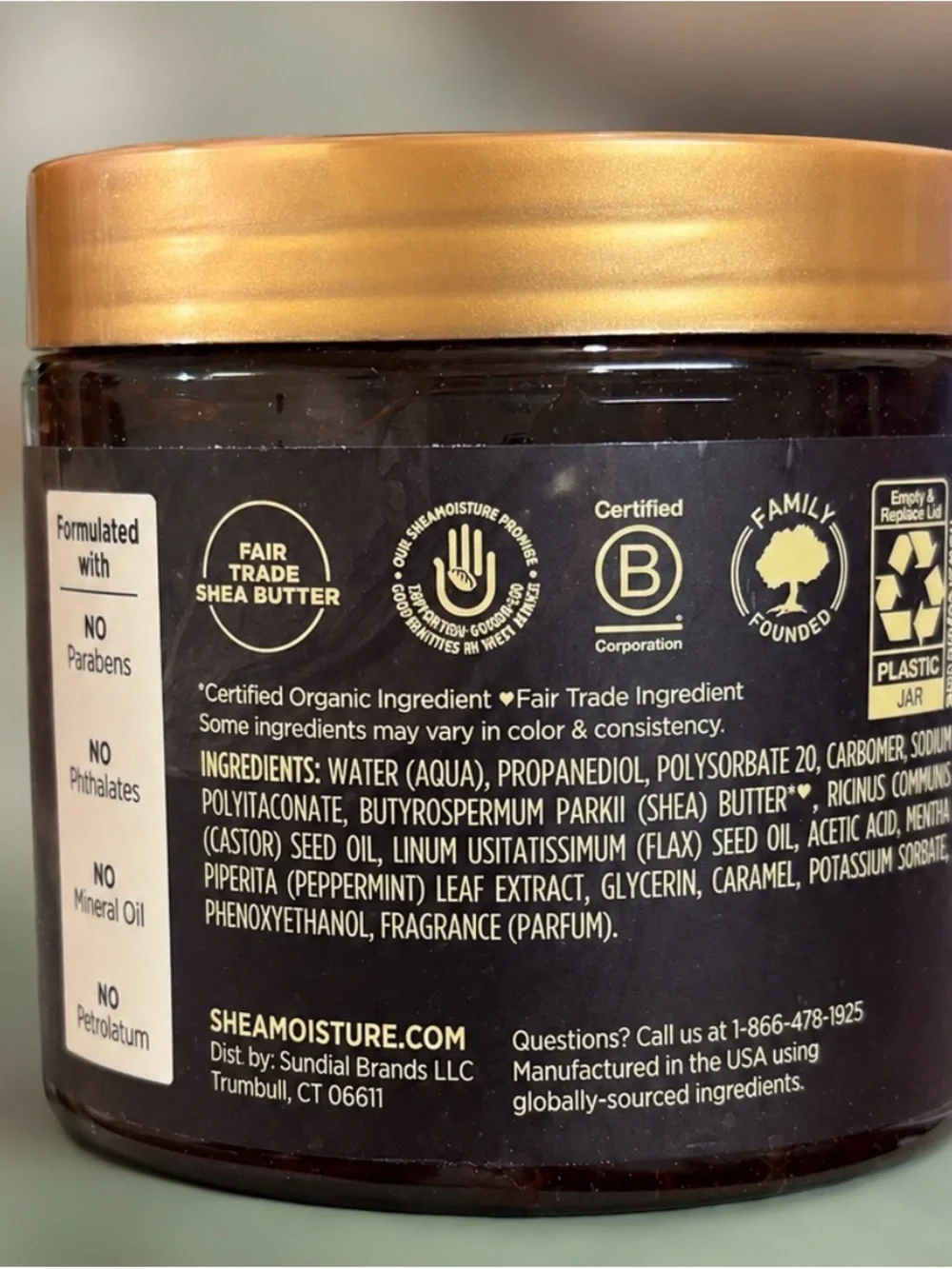 SheaMoisture Jamaican Black Castor Oil Strong Hold Styling Gel – New